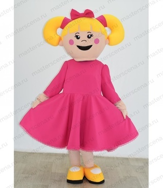 Девочка в розовом платье