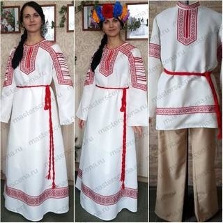 Э-132 Славянские костюмы (цена за пару) Э-132 Славянские костюмы (цена за пару)
